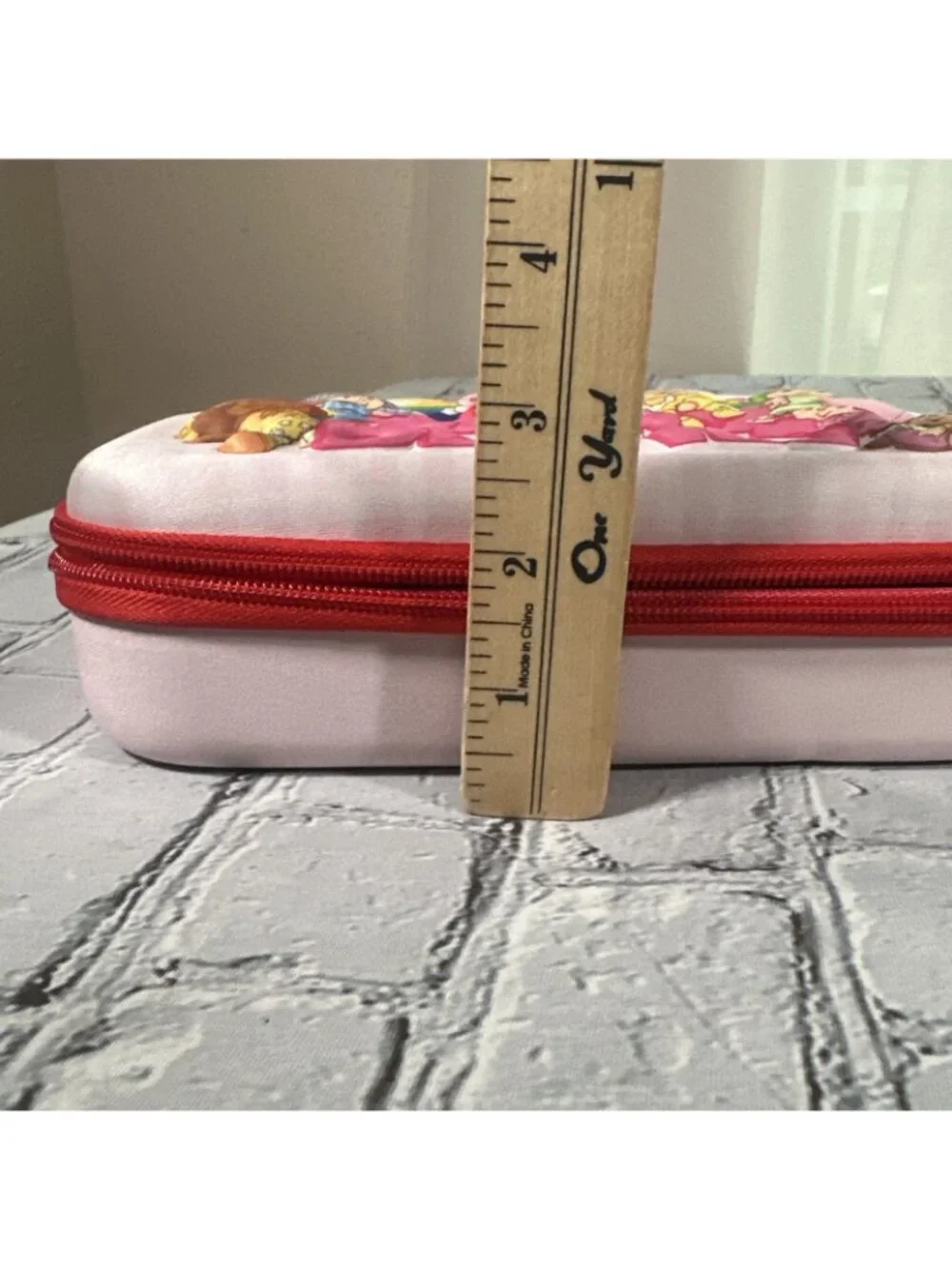 Strawberry Shortcake Molded Zip Around Pencil/Pen Case NWOT